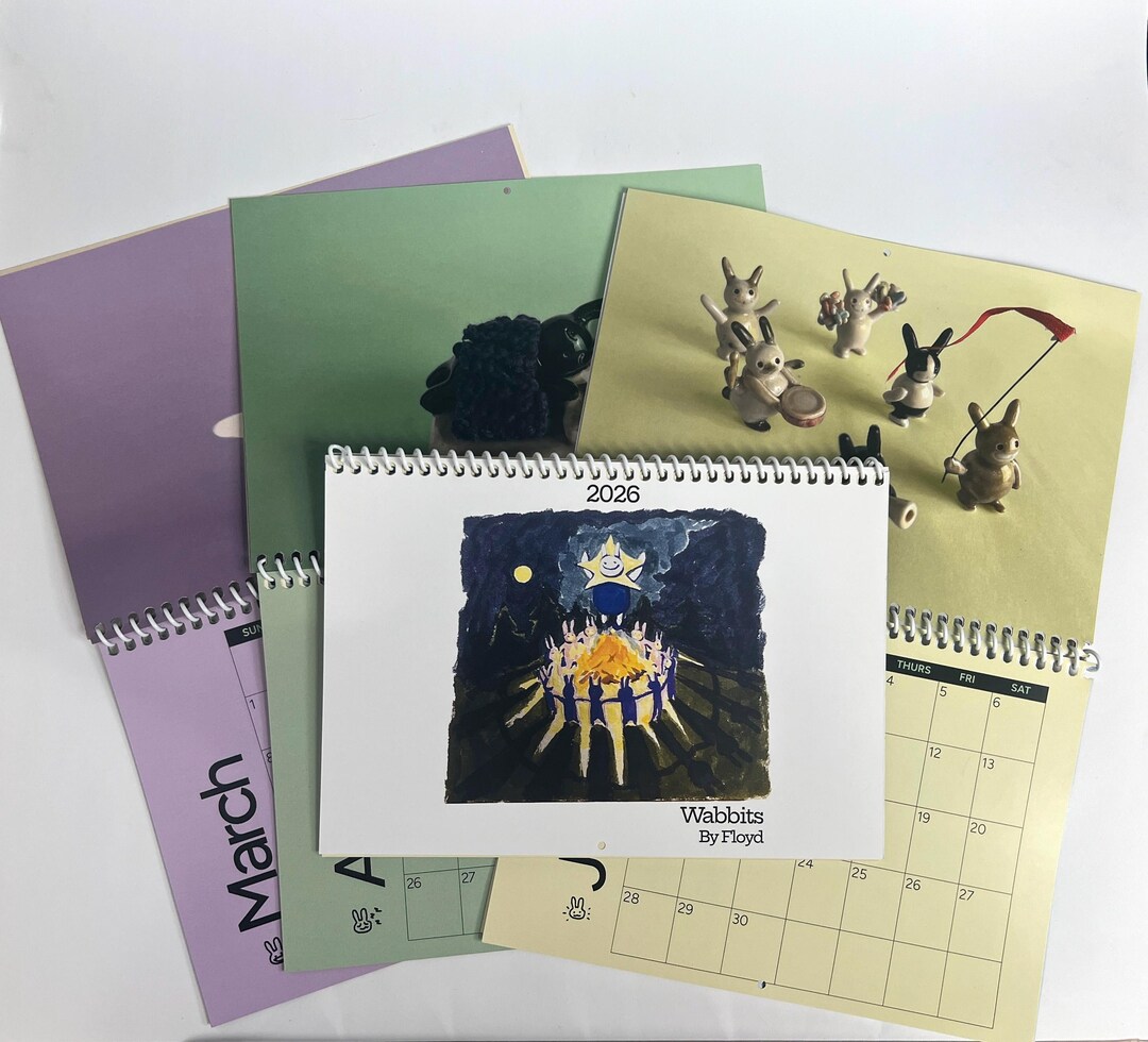 2026 Rabbit Calendar - Etsy