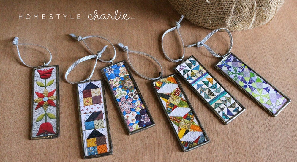 Ornement de Noël à Motif Courtepointe Vous Choisissez Le Motif