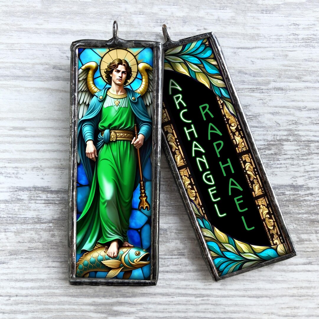 Archangel Saint Raphael Ornament - Etsy