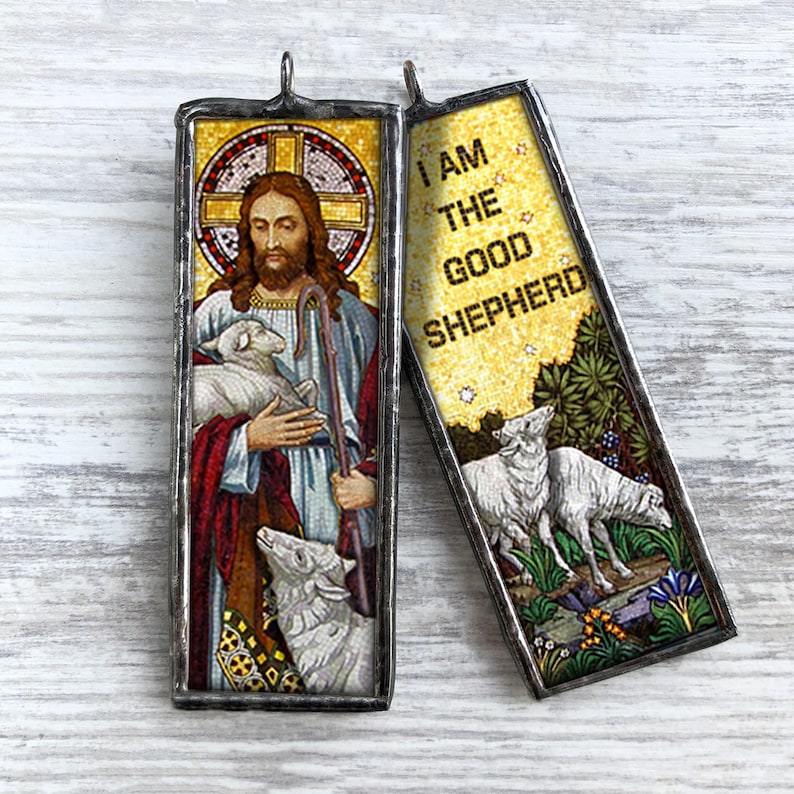 Jesus the Good Shepherd Ornament (english Version) - Etsy