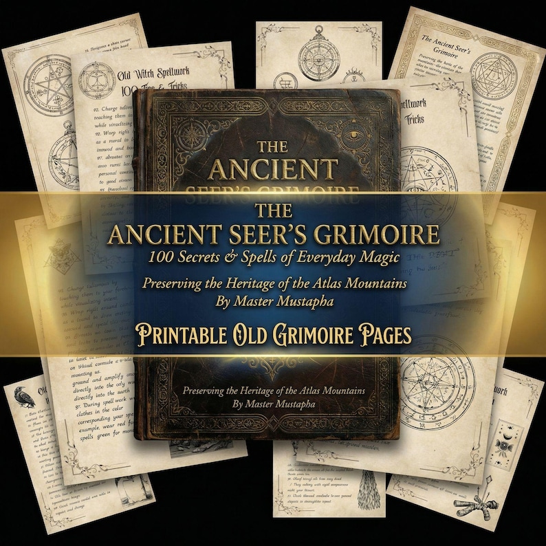 Book of Shadows PDF Digital Grimoire Pages Witchcraft Spells Beginner ...