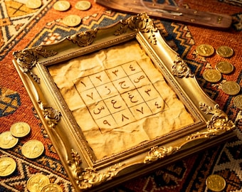 Talismán de riqueza personalizado, lectura el mismo día, numerología, abundancia financiera, sigilo de prosperidad.