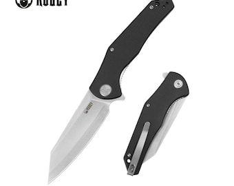 Kubey Flash - Black G10, San Mai M2 Reverse Tanto. KU158O
