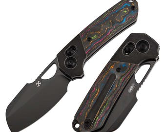 Kansept Nahual - Blackwash Titanium, 80S Camo, DLC Magnacut Blade. K2125V1