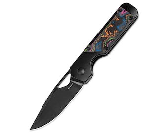 Kizer Mini Militaw - 80’s Camo, M390 Drop Point, Folding Pocket Knife. KI3634SA1