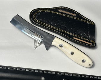 Bull Cuttter - Mirror Polish, White Natural Bone