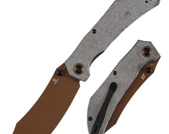 Tenable Tipper - Nitro-V Rose Gold Blade, Black Micarta, Liner Lock - B1079A1