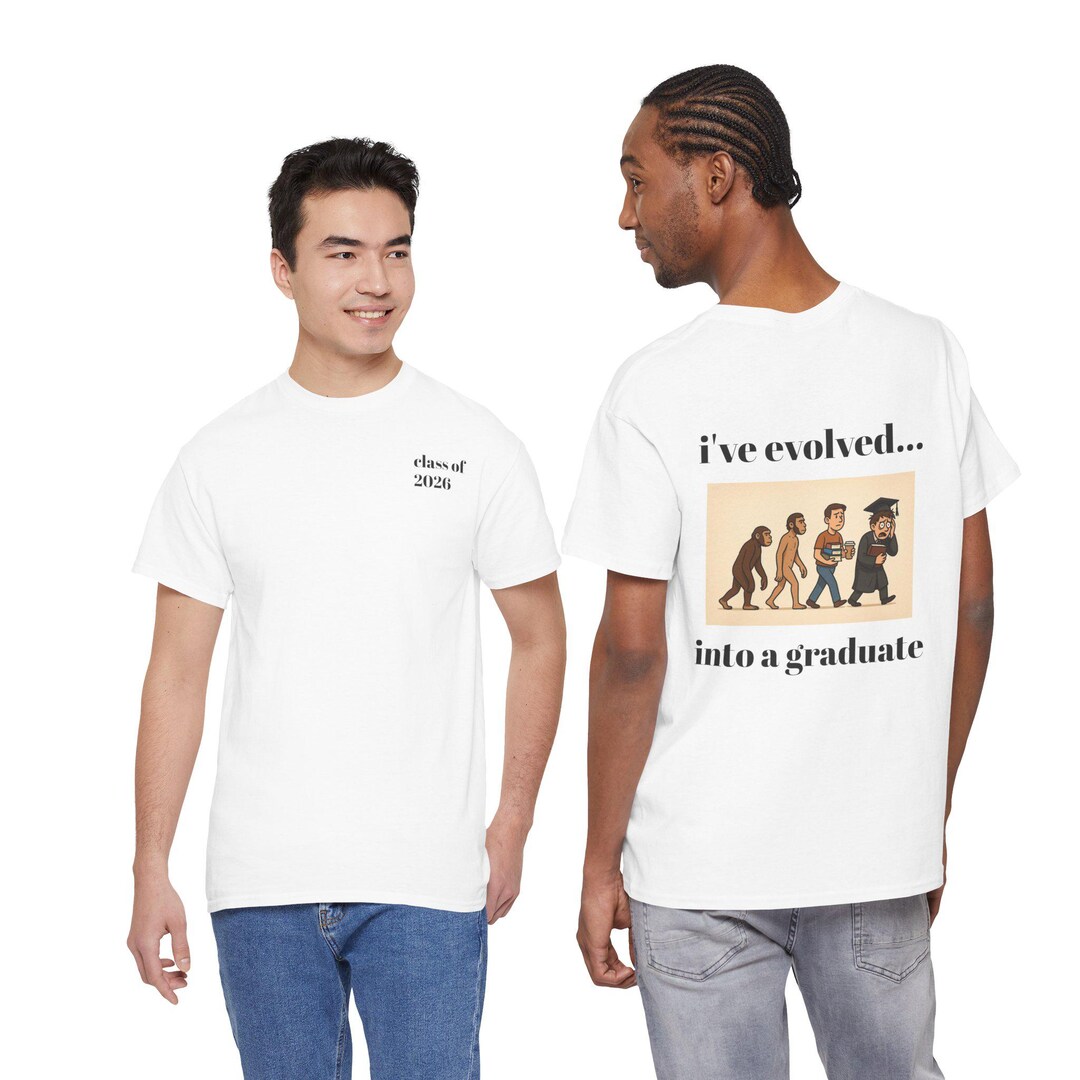 Graduation Evolution Evolution of a Graduate Student | Graduation Evolution Tee - Etsy