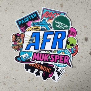 AFR Heads Hot Rod Sticker | Performance Vinyl Decal | Racing & Muscle Car Engine Build Sticker
