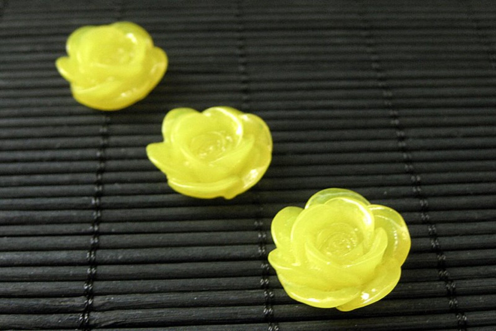 Yellow Rose Flower Refrigerator Set of Three. Yellow Etsy