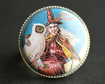 Bague ROSE bague hibou argent sterling oiseau cristal Swarovski boheme boheme bois deesse mode femme Etsy France
