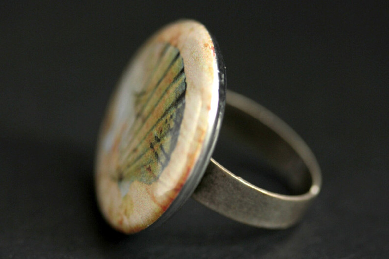 Clam Shell Ring. Sea Shell Ring. Beach Ring. Seashell Ring. Graphic ...