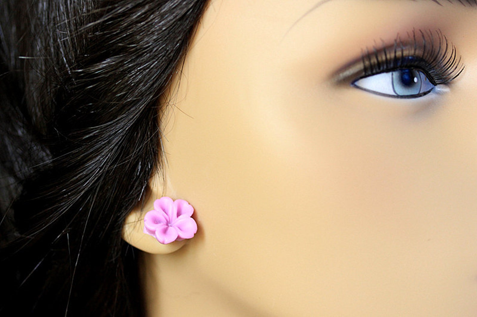 Lilac Flower Earrings. Lilac Purple Earrings. Silver Post Etsy