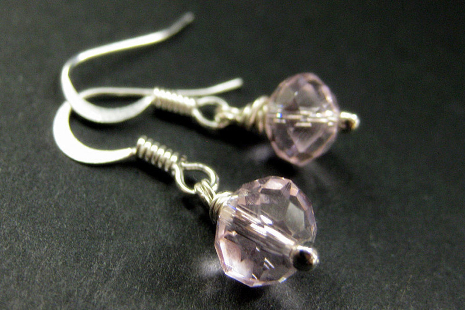 Dangling earrings with crystals Jewels main image 0