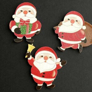 Santa Fridge Magnets. Christmas Magnets. Santa Claus Magnets ...