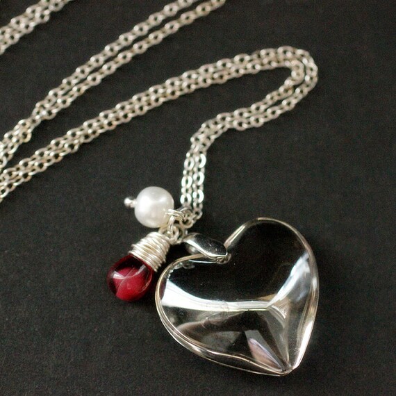 MMC Heart Valentines Silver Pendants Necklaces