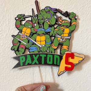 Custom Ninja Turtle Cake Topper