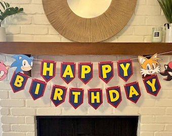 Sonic the Hedgehog Geburtstagsbanner