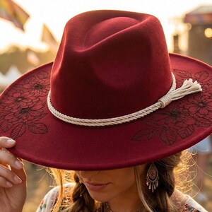 Red Bottoms Cowboy Hat - Etsy display picture 1