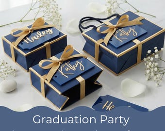 Personalized Acrylic Graduation Place Cards – Class of 2026 Table Decor