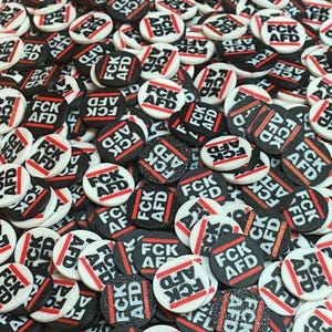 Einkaufswagenchip FCK AFD , No AFD, Statement,  Nachhaltig, Links, fck nzs, Wagenlöser, Antifa