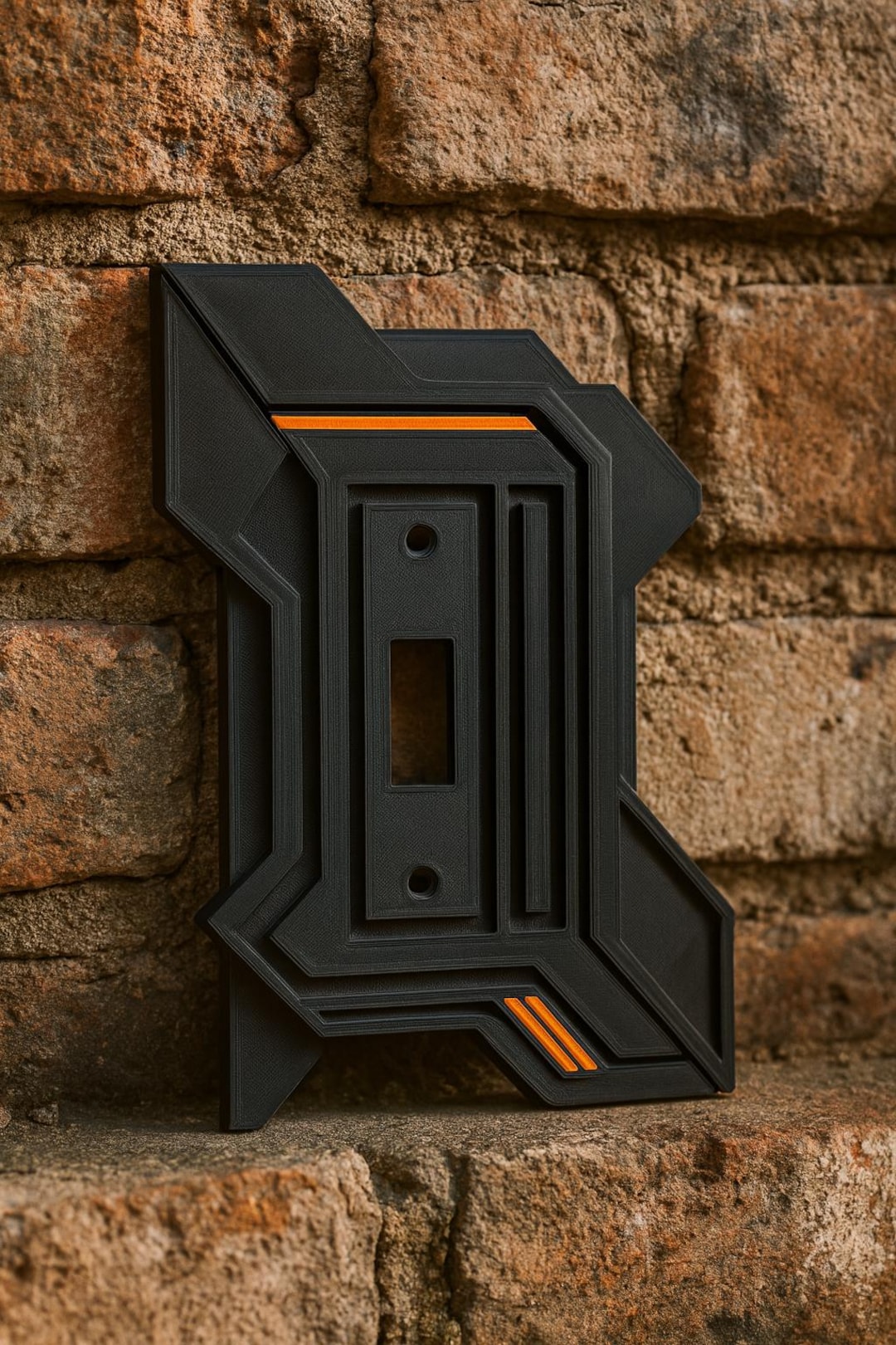 Futuristic 3D Printed Light Switch Cover | Industrial Sci-fi Design ...