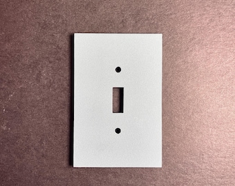 Minimalist Light Switch Cover | Modern Wall Decor | Handmade 3D Printed Switch Plate