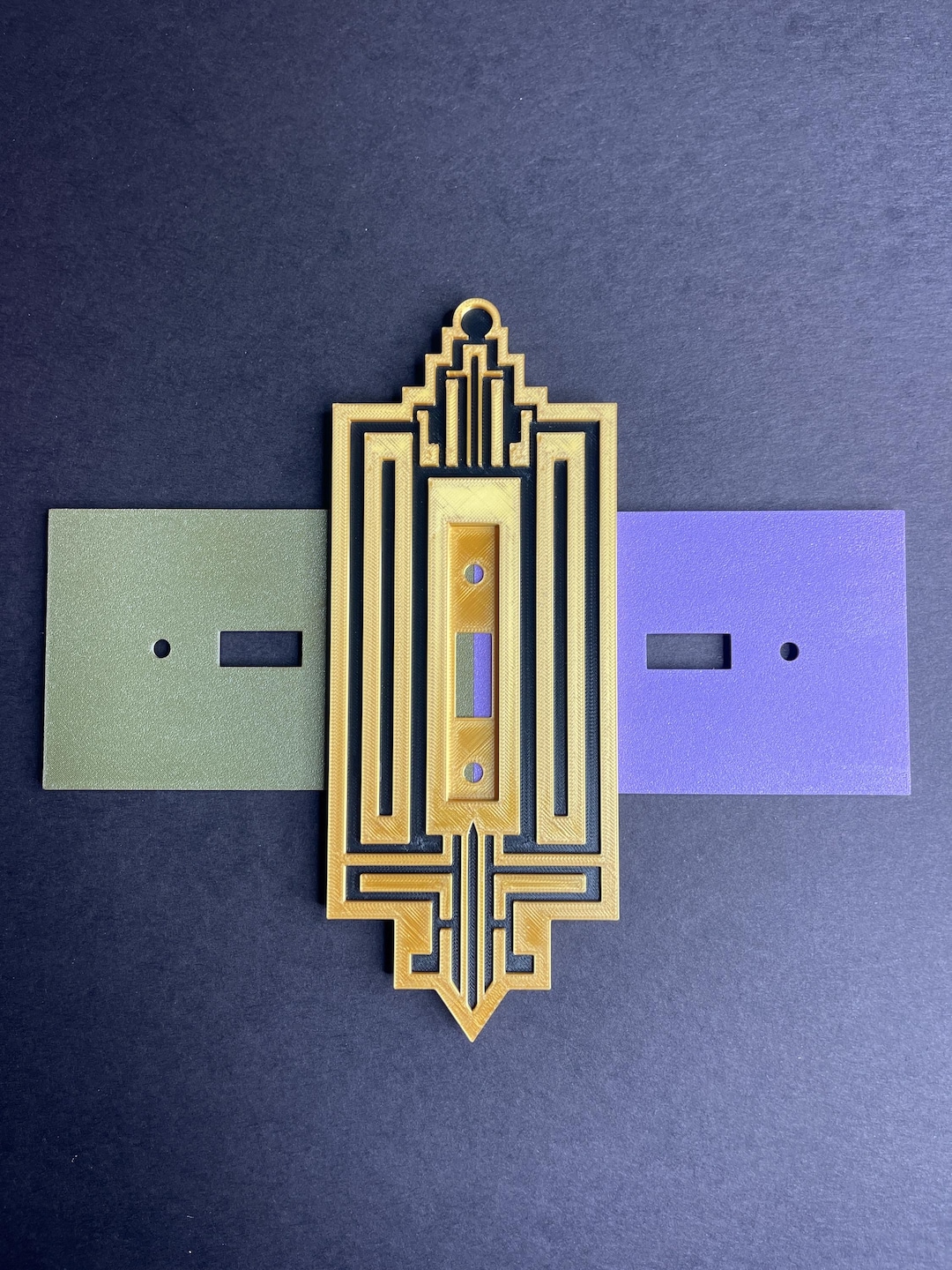 Art Deco Light Switch Coversnull