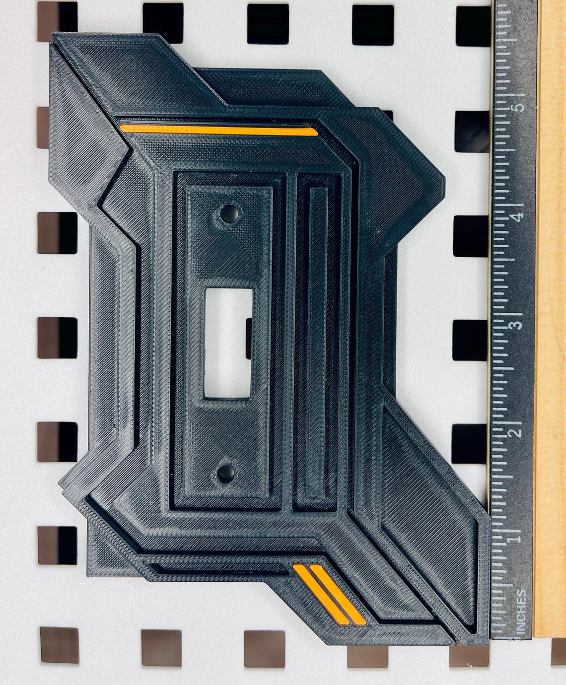 Futuristic 3D Printed Light Switch Cover | Industrial Sci-fi Design ...