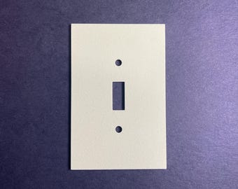 Minimalist Light Switch Cover | Modern Wall Decor | Handmade 3D Printed Switch Plate