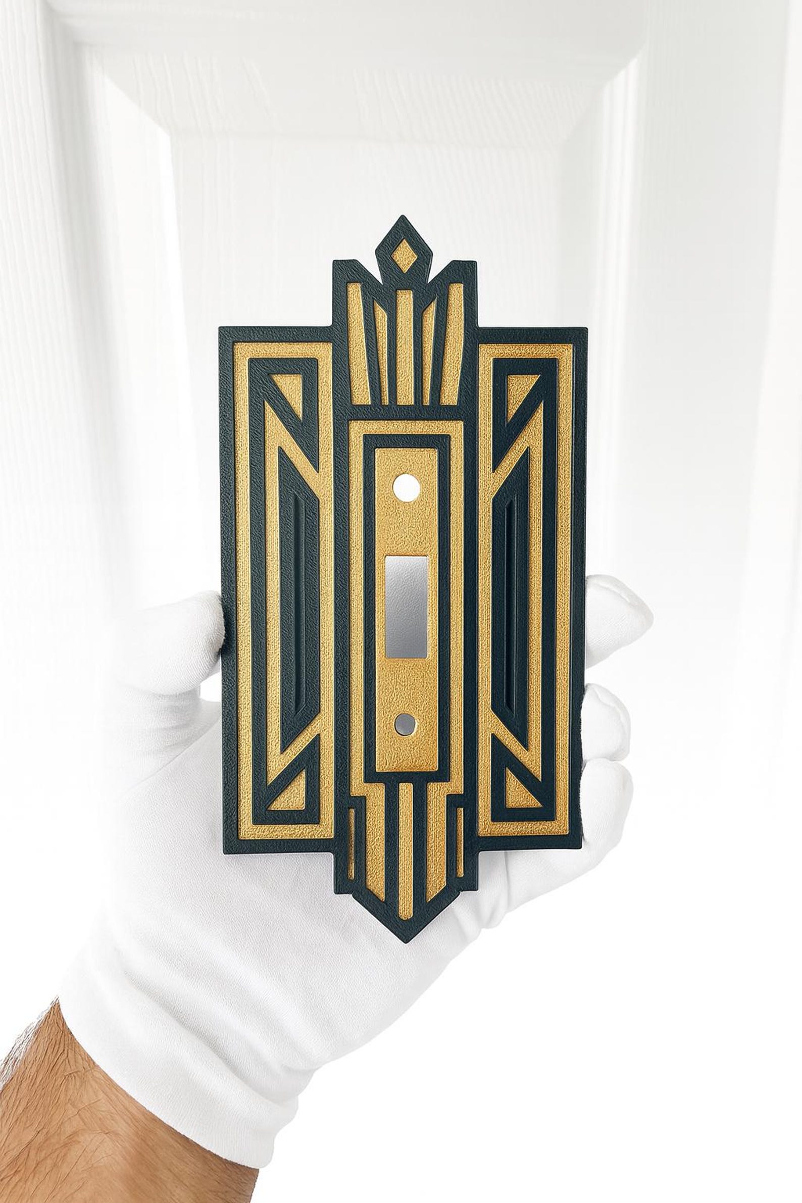 Art Deco Light Switch Coversnull