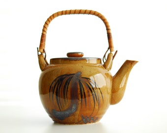vintage Japanese stoneware teapot