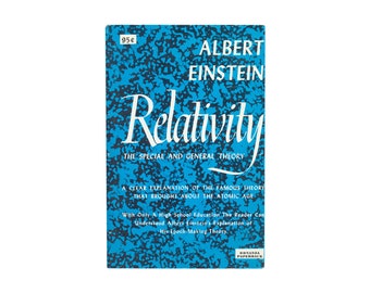 Relativity by Albert Einstein / vintage Crown Publishers paperback book