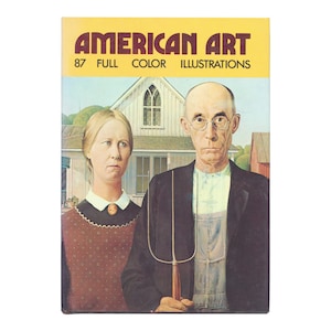 American Art: 87 Full Color Illustrations by Francesco Abbate / vintage Octopus hardcover book image 1