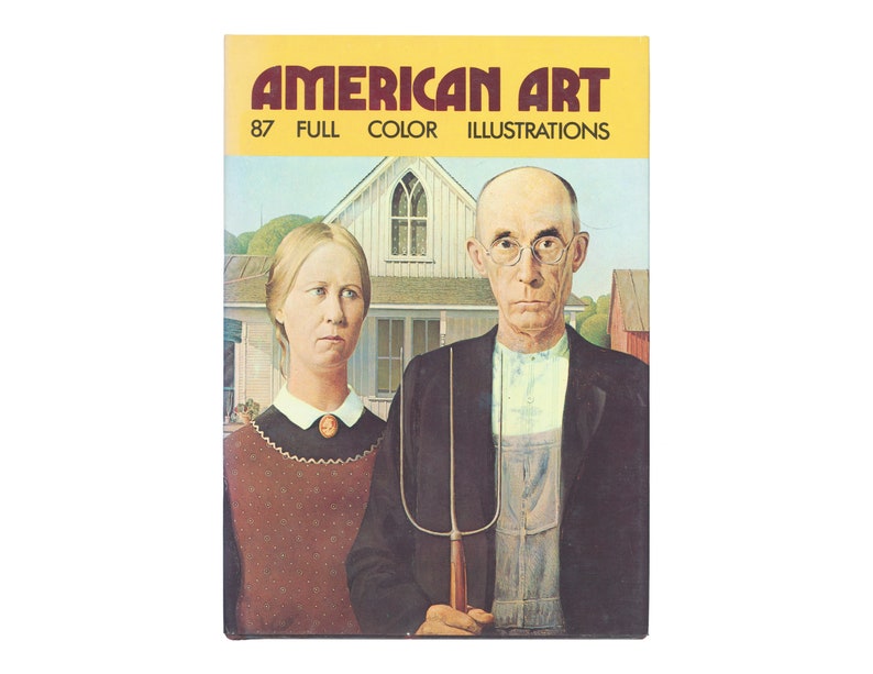 American Art: 87 Full Color Illustrations by Francesco Abbate / vintage Octopus hardcover book image 1