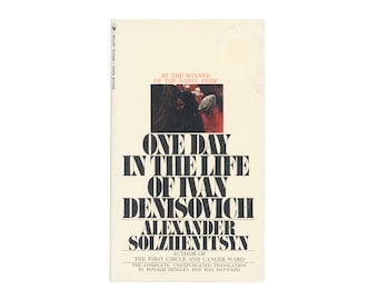 One Day in the Life of Ivan Denisovich by Aleksandr Solzhenitsyn / vintage Bantam paperback book