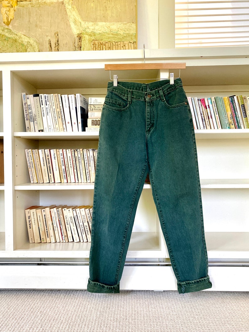 Vintage Lee Relaxed Fit Tapered Leg Forest Green Jeans / Etsy