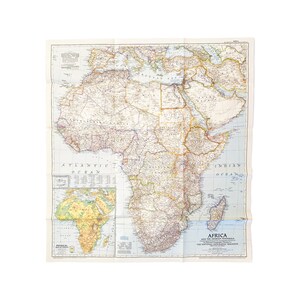 1950s african map - Etsy 日本