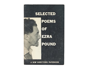 Sélection de poèmes d'Ezra Pound / livre de poésie vintage New Directions de poche