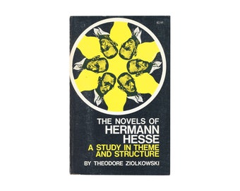 The Novels of Hermann Hesse : A Study in Theme & Struct by Theodore Ziolkowski / vintage Princeton University Press paperback book