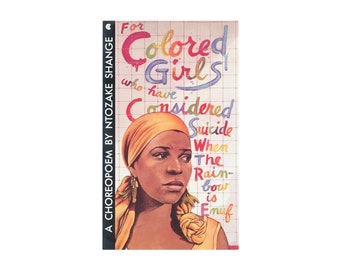 For farbige Mädchen, die betrachtet Suizid haben / wenn der Regenbogen ist Enuf von Ntozake Shange / erste Collier Bücher Edition vintage Taschenbuch