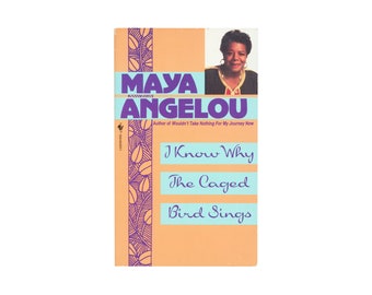 I Know Why the Caged Bird Sings by Maya Angelou / Bantam vintage paperback book