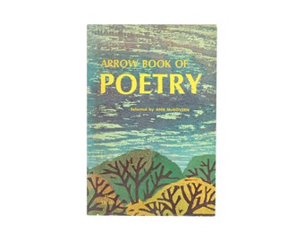 Arrow Book of Poetry / vintage illustrated children's poetry paperback book