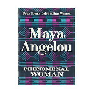 Phenomenal Woman: Four Poems Celebrating Women by Maya Angelou / vintage Random House hardcover book image 1