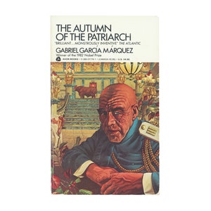 The Autumn of The Patriarch by Gabriel García Márquez / Avon vintage paperback book