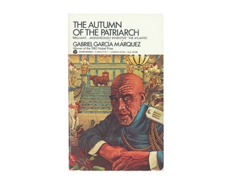 The Autumn of The Patriarch by Gabriel García Márquez / Avon vintage paperback book