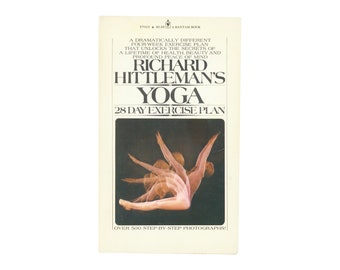 Yoga: 28 Day Exercise Plan by Richard Hittleman / vintage Bantam paperback wellness book