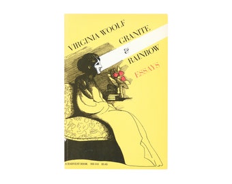 Granite and Rainbow Essays by Virginia Woolf / vintage Harvest Book paperback book