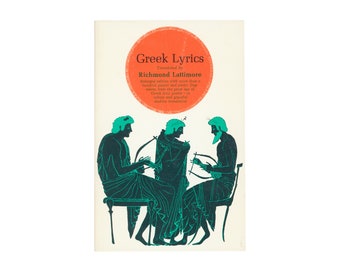 Greek Lyrics translated by Richmond Lattimore / vintage University of Chicago Press Phoenix paperback book