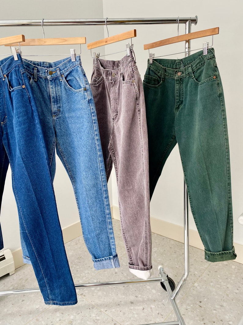 Vintage Lee Relaxed Fit Tapered Leg Forest Green Jeans / Etsy